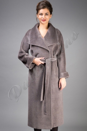 Купить женское пальто из шерсти альпаки и ламы в москве.